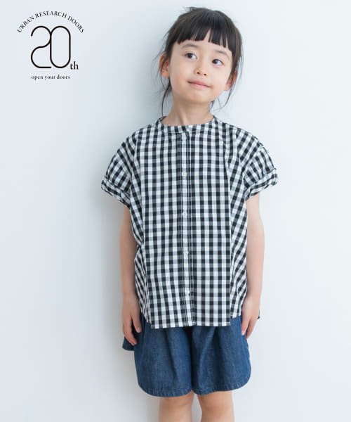 URBAN RESEARCH DOORS（Kids）(アーバンリサーチドアーズ（キッズ）)/『親子リンク』半袖ワイドタックシャツ(KIDS)/GINGHAM