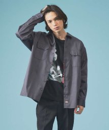 ABAHOUSE(ABAHOUSE)/Dickies /ディキーズ　long sleeve shirt 長袖シャツ/チャコールグレー