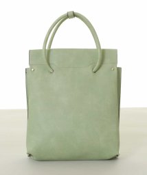 MK MICHEL KLEIN BAG(エムケーミッシェルクランバッグ)/【2WAY】コンパクトフラットフェイクレザーバッグ/グリーン