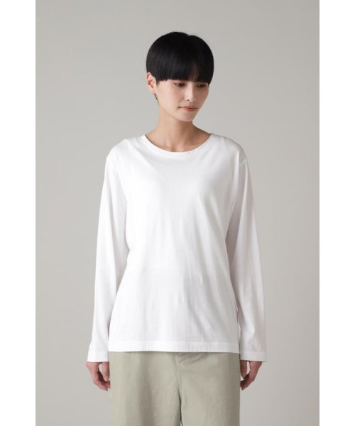 MARGARET HOWELL HOLD GOODS(マーガレット・ハウエル　ハウスホールドグッズ)/COMPACT COTTON JERSEY/WHITE