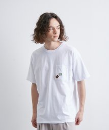 JUNRed/エシカルモチーフハーフスリーブTシャツ/505313658