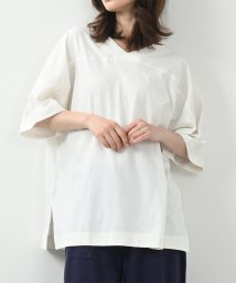 felt maglietta/ゆったりシルエット前後2WAYオーバーサイズTシャツ/505314075