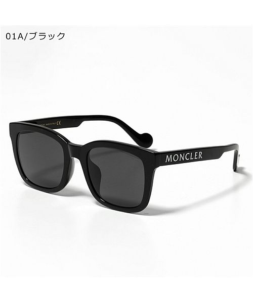 【MONCLER(モンクレール)】サングラス 0113K レディース メガネ スクエア型 ロゴ めがね 眼鏡 アイウェア