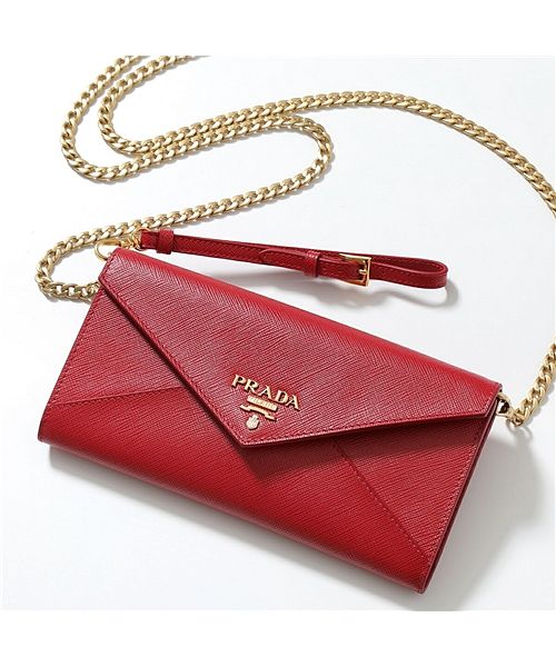 【セール】【PRADA(プラダ)】チェーンウォレット 1DH057 QWA 【セール】【PRADA(プラダ)】チェーンウォレット 1DH057 QWA