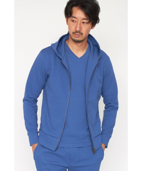 HIGH STREET∴ジオメトリックボーダーZipパーカー(505314404) | HIGH