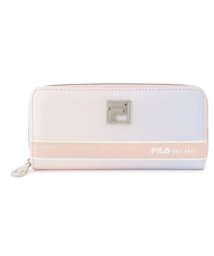 PINK-latte/【FILA】グラデブローチラウンド長財布/505315609