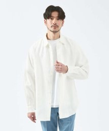 ABAHOUSE(ABAHOUSE)/【LUXE Linen Solaro】長袖 リネンシャツ/オフホワイト