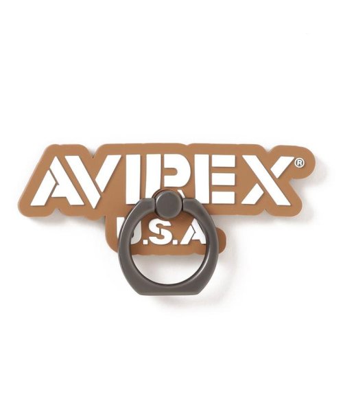 AVIREX(AVIREX)/《直営店限定》BUNKER RING 'AVIREX' / バンカー リング / スマホリング/タン6