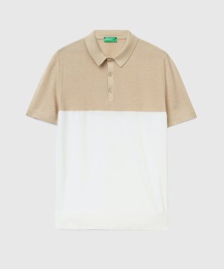 BENETTON (mens)/コットンニットポロシャツ/505295998