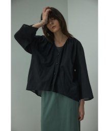 BLACK BY MOUSSY(ブラックバイマウジー)/v neck flare tops/BLK