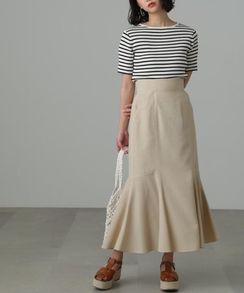 セール】[Sシリーズ対応商品]配色ステッチマーメイドスカート  