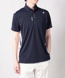 le coq sportif GOLF (ルコックスポルティフ（ゴルフ）)/サンスクリーン ハーフジップ半袖シャツ【アウトレット】/ネイビー