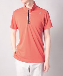 le coq sportif GOLF (ルコックスポルティフ（ゴルフ）)/サンスクリーン ハーフジップ半袖シャツ【アウトレット】/オレンジ