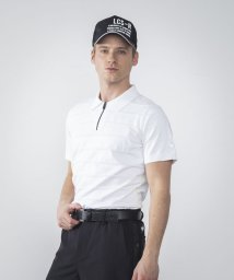 le coq sportif GOLF /【RIJOUME/リジューム】半袖ハーフジップニットシャツ (手洗い可/DESCENTE ECO/再生材料使用型)【アウトレット】/505132228