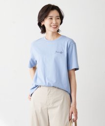 J.PRESS LADIES（LARGE SIZE）/エンブロイダリー ロゴ Tシャツ/505287028