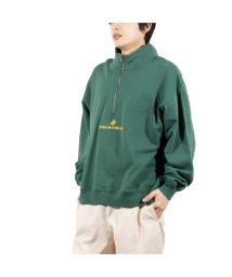 MAC HOUSE(men)(マックハウス（メンズ）)/BEVERLY HILLS POLO CLUB ビバリーヒルズポロクラブ ビッグハーフジップトレーナー 3178－4421EC/グリーン