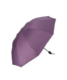 BACKYARD FAMILY(バックヤードファミリー)/折りたたみ傘 晴雨兼用 通勤 日傘 メンズ 大きい傘 頑丈 umb1970/パープル