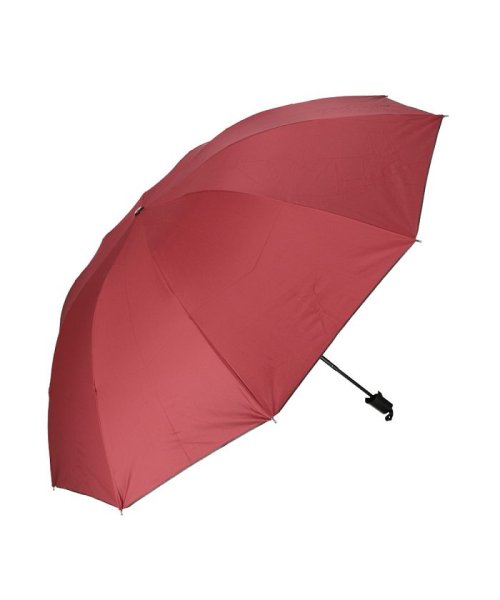 BACKYARD FAMILY(バックヤードファミリー)/折りたたみ傘 晴雨兼用 通勤 日傘 メンズ 大きい傘 頑丈 umb1970/レッド