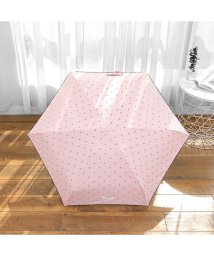 BACKYARD FAMILY(バックヤードファミリー)/折り畳み傘 晴雨兼用 軽量 リボン yumb5085/ピンク
