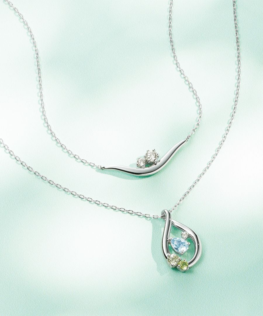 【Early Summer Limited】シルバー ネックレス 2本セット