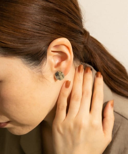 SMELLY(スメリー)/SMELLY so’　nuance circle earring/SLV