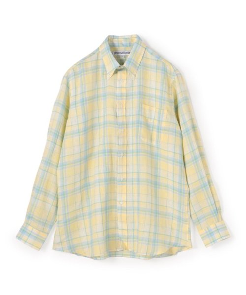 TOMORROWLAND BUYING WEAR(TOMORROWLAND BUYING WEAR)/【別注】INDIVIDUALIZED SHIRTS リネン ボタンダウンシャツ/22イエロー系