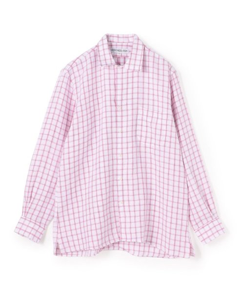 TOMORROWLAND BUYING WEAR(TOMORROWLAND BUYING WEAR)/【別注】INDIVIDUALIZED SHIRTS リネン キャンプカラーシャツ/34ピンク系