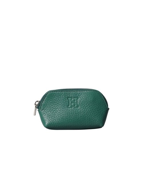 【アクセサリー】ポーチ レザー コンパクト 本革 