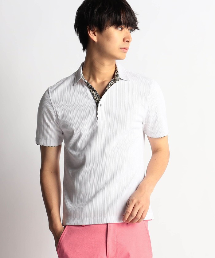 WEB限定商品】ランダムストライプスキッパーホロシャツ(505263114