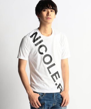 HIDEAWAYS NICOLE/【WEB限定商品】ロゴプリント半袖Ｔシャツ/505287860