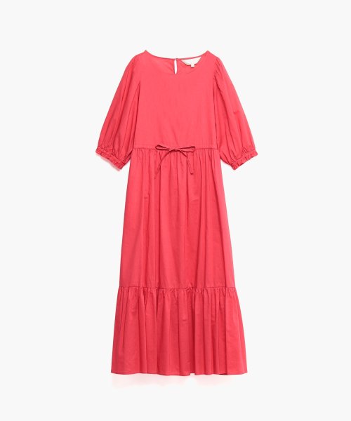 To b. by agnes b. OUTLET(トゥー　ビー　バイ　アニエスベー　アウトレット)/【Outlet】WM72 ROBE ロマンティックバカンスドレス/ピンク