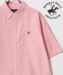 LAZAR(ラザル)/【Lazar】BEVERLY HILLS POLO CLUB/ビバリーヒルズポロクラブ オーバーサイズ コットン オックスフォード 無地 ストライプ チェック /ピンク