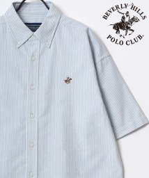 LAZAR(ラザル)/【Lazar】BEVERLY HILLS POLO CLUB/ビバリーヒルズポロクラブ オーバーサイズ コットン オックスフォード 無地 ストライプ チェック /柄B