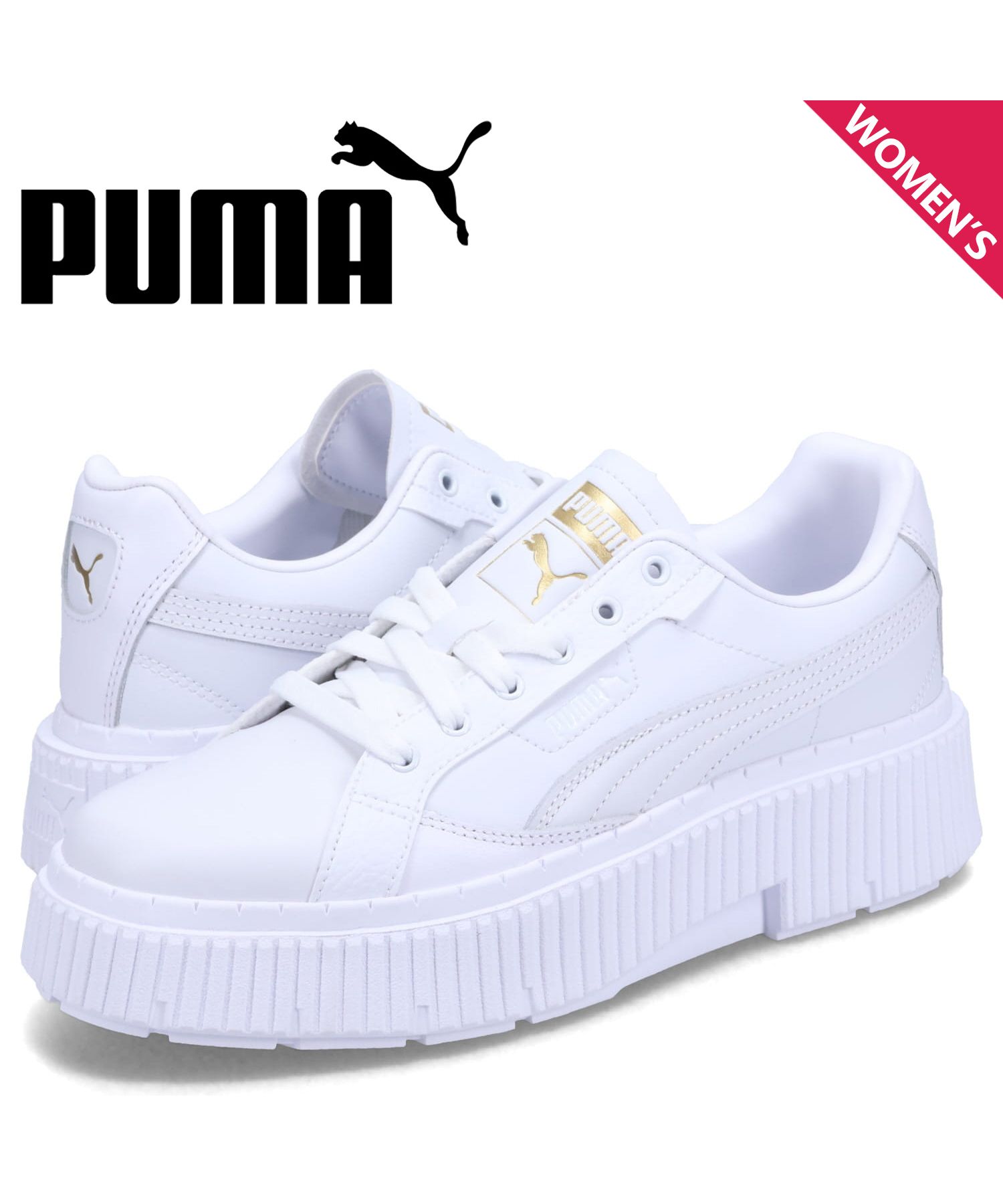 PUMA プーマ スニーカー ディナーラ レディース 厚底 DINARA ホワイト