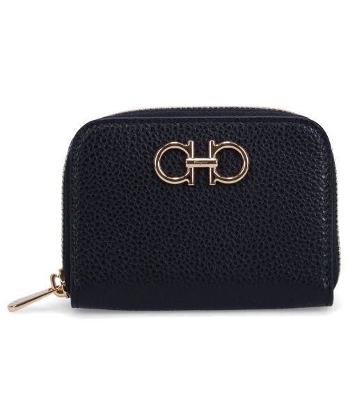 サルヴァトーレ フェラガモ Salvatore Ferragamo 財布 小銭入れ コインケース カードケース レディース 本革 大容量 ブラック 黒 220 Ferragamo サルヴァトーレ フェラガモ Salvatore