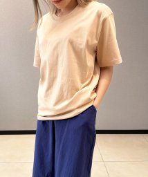 aimoha(aimoha（アイモハ）)/シンプルコットンTシャツ/ベージュ