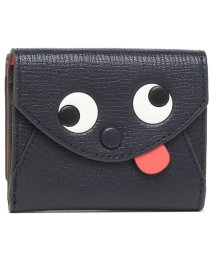 ANYA HINDMARCH/アニヤハインドマーチ 三つ折り財布 ミニ財布 ネイビー レディース ANYA HINDMARCH 5050925142816/505318857