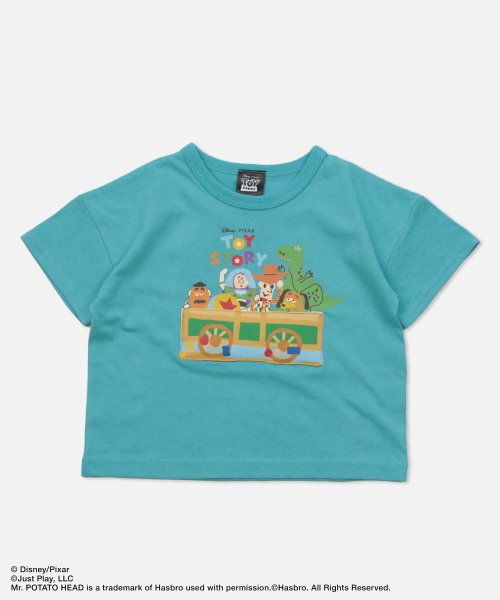 chil2(チルツー)/〈トイ・ストーリー〉半袖Tシャツ/ Disney/ブルー