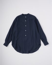 Traditional Weatherwear(トラディショナル　ウェザーウェア)/STAND CALLOR SHIRT/ネイビー