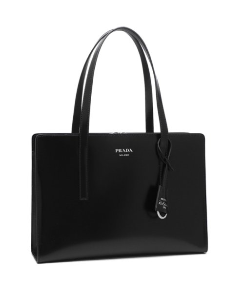 PRADA(プラダ)/プラダ トートバッグ リエディション ミディアム ブラッシュドレザー Mサイズ ブラック レディース PRADA 1BA350 ZO6 F0002/その他