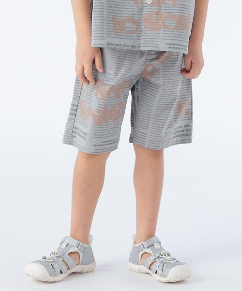 SHIPS KIDS(シップスキッズ)/【セットアップ対応商品】THE PARK SHOP:95～145cm / NEWSBOY SHORTS/グレー