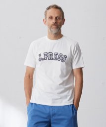 J.PRESS MENS(J．プレス　メンズ)/アーチロゴ Tシャツ/ホワイト系