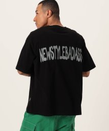 ns.b(エヌエスビー)/【NS.B（エヌエスビー）】/スプレーロゴラバープリントTシャツ/49ブラック