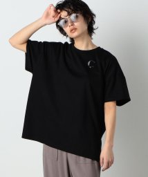 COMME CA ISM (コムサイズム（レディス）)/刺繍入り　Ｔシャツ/ブラック