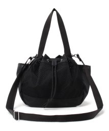 LeSportsac/MESH BUCKET TOTEブラックメッシュ/505304860