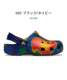 crocs(クロックス)/クロックス crocs キッズ 207588 クラシック ソーラライズド クロッグ トドラー 0C4 089/ブラック