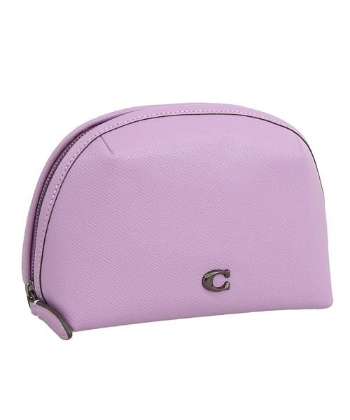 COACH(コーチ)/COACH コーチ JULIENNE COSMETIC CASE 17 ジュリエンヌ ポーチ 小物入れ/パープル