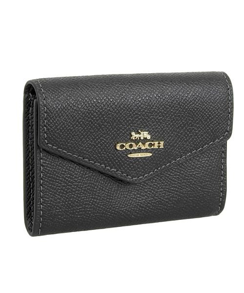 COACH(コーチ)/COACH コーチ FLAP CARD CASE カード ケース /ブラック