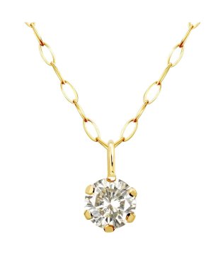 Sears/シアーズ Sears ネックレス 一粒 ダイヤモンドネックレス 0.1ct シャンパンカラー 61355/505010853