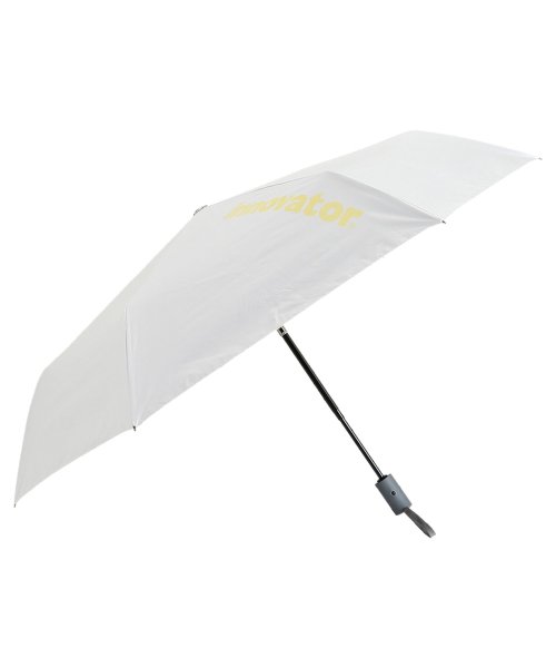 innovator(イノベーター)/イノベーター innovator 折りたたみ傘 折り畳み傘 遮光 晴雨兼用 UVカット メンズ レディース 雨傘 傘 雨具 55cm ワンタッチ 無地 撥水 U/ホワイト系1